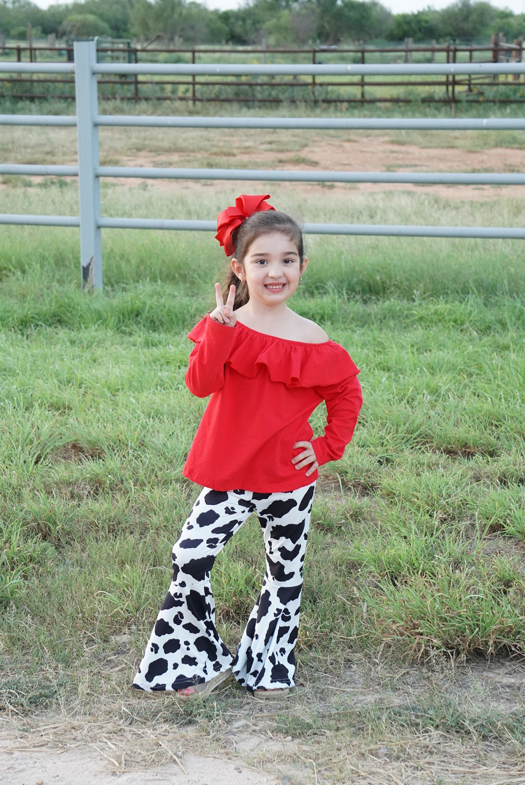 Brooke Cow Print Set