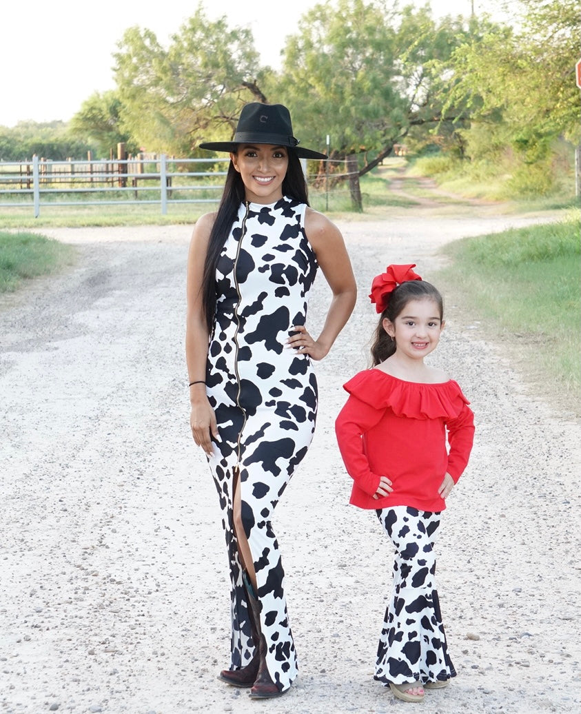 Brooke Cow Print Set