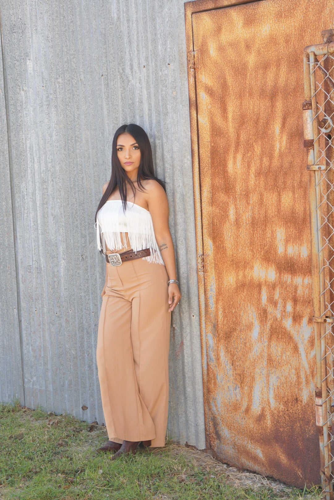 Alix Fringe Top