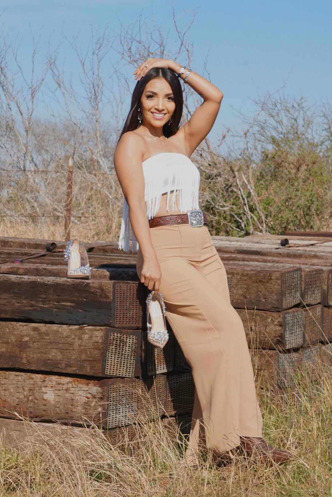 Alix Fringe Top