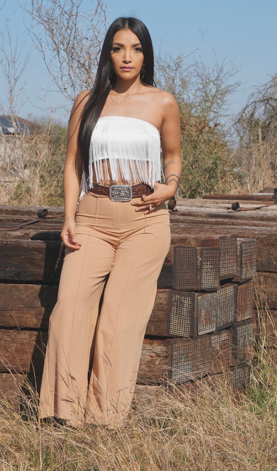 Alix Fringe Top