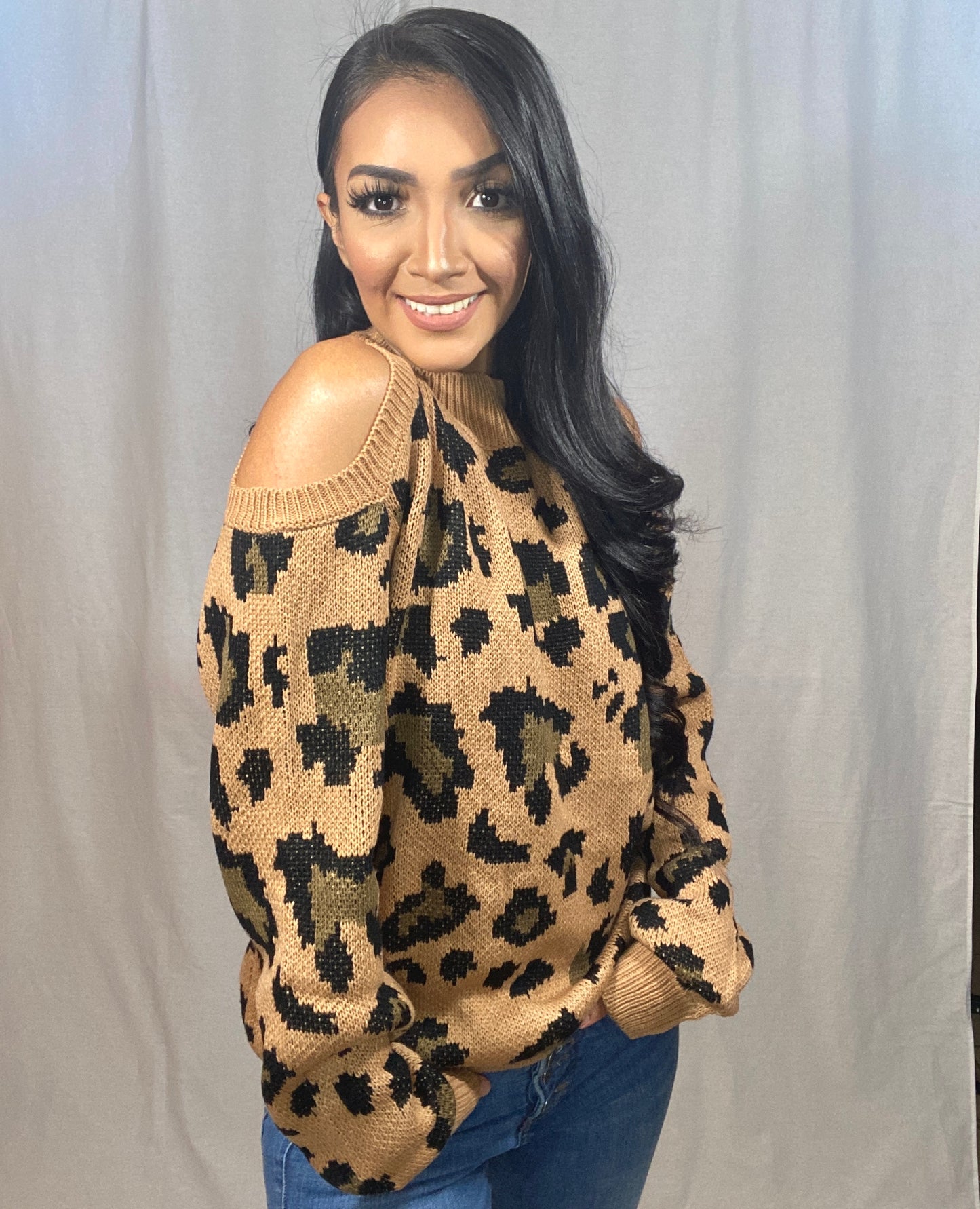 Cold Shoulder Sweater