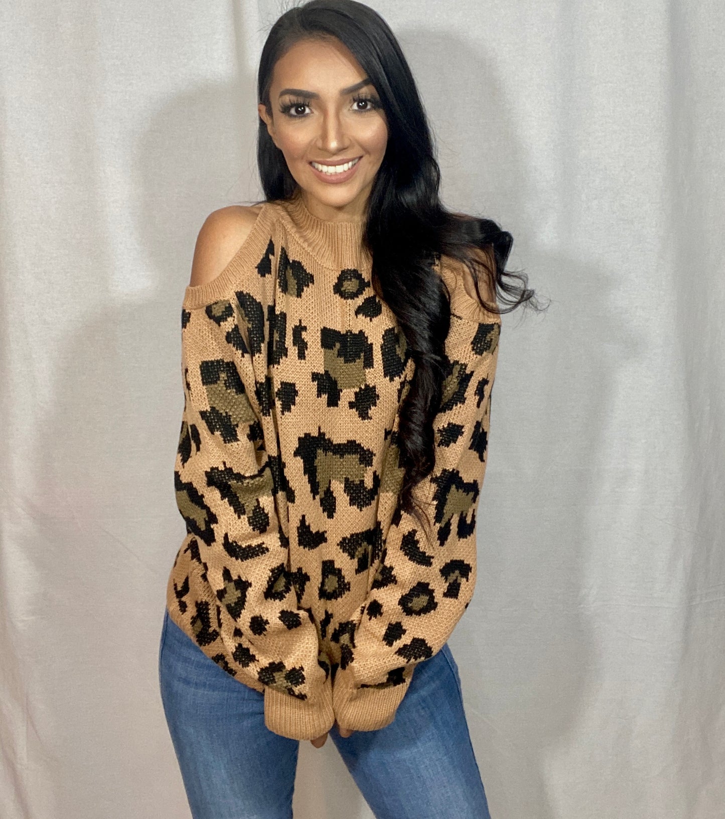 Cold Shoulder Sweater