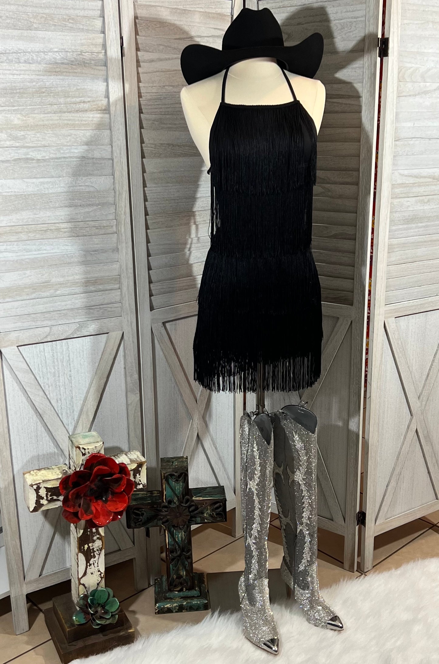 Rock Star Fringe Romper