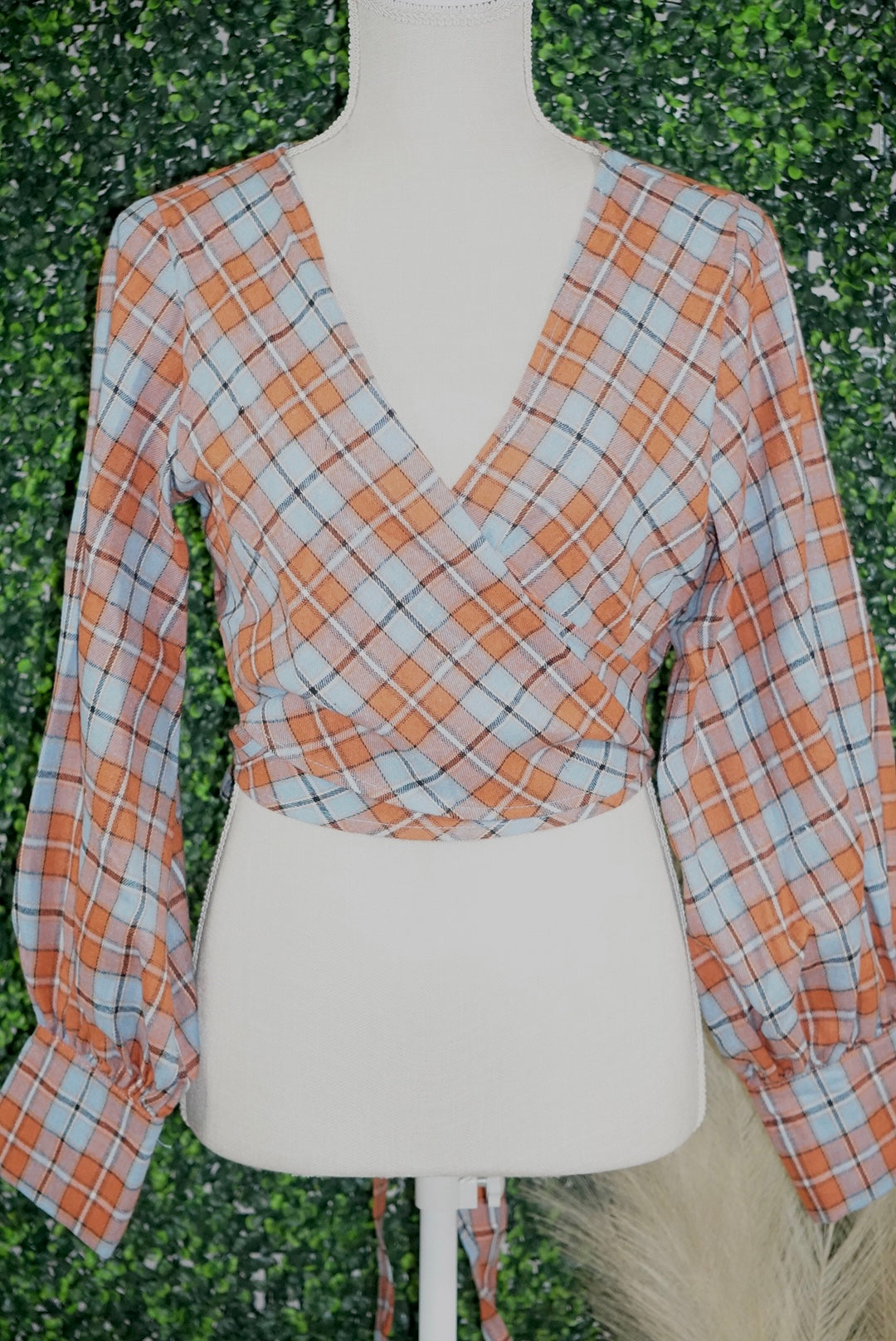 Mad for Plaid Top