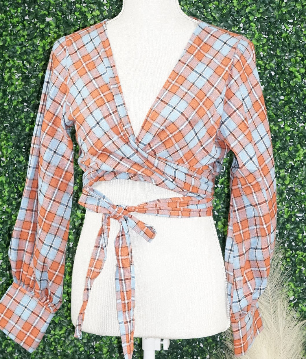 Mad for Plaid Top