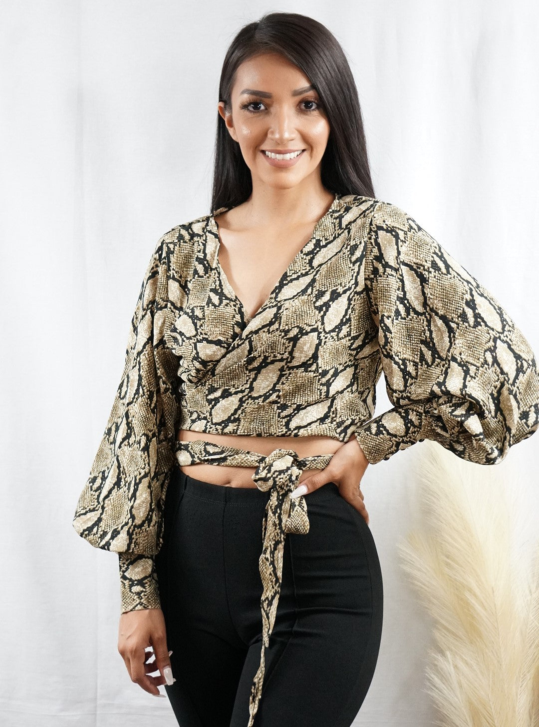 Snake Print Top