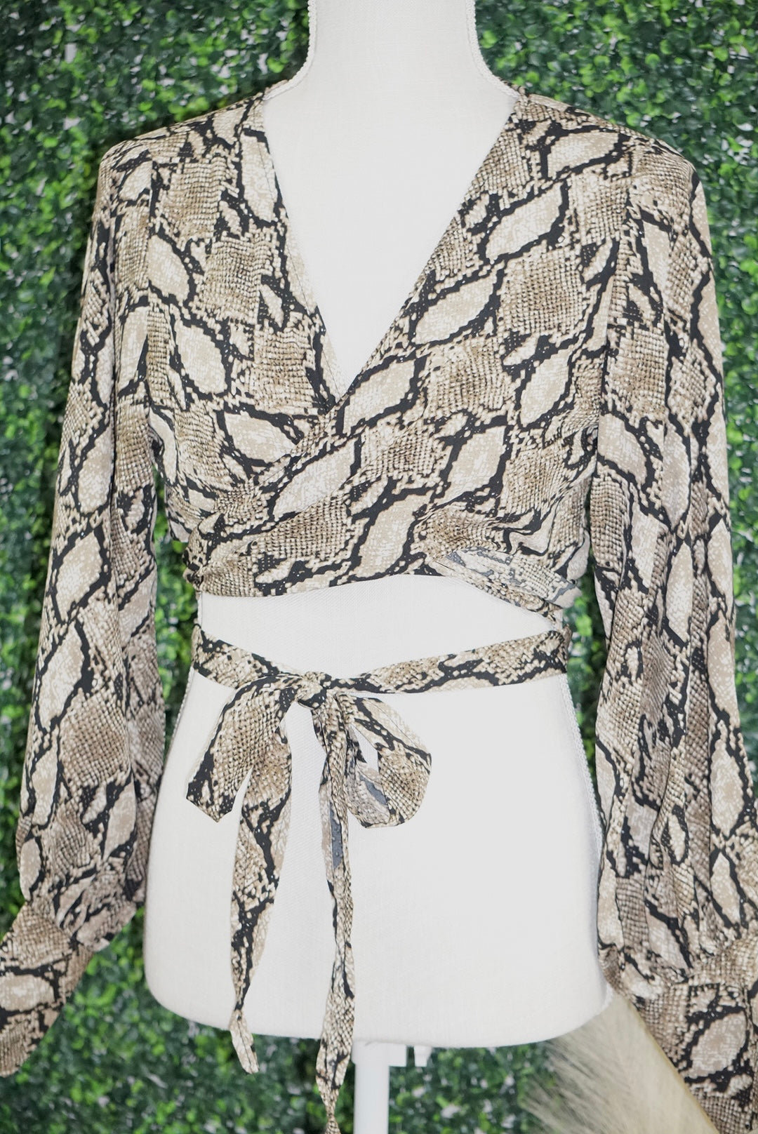 Snake Print Top