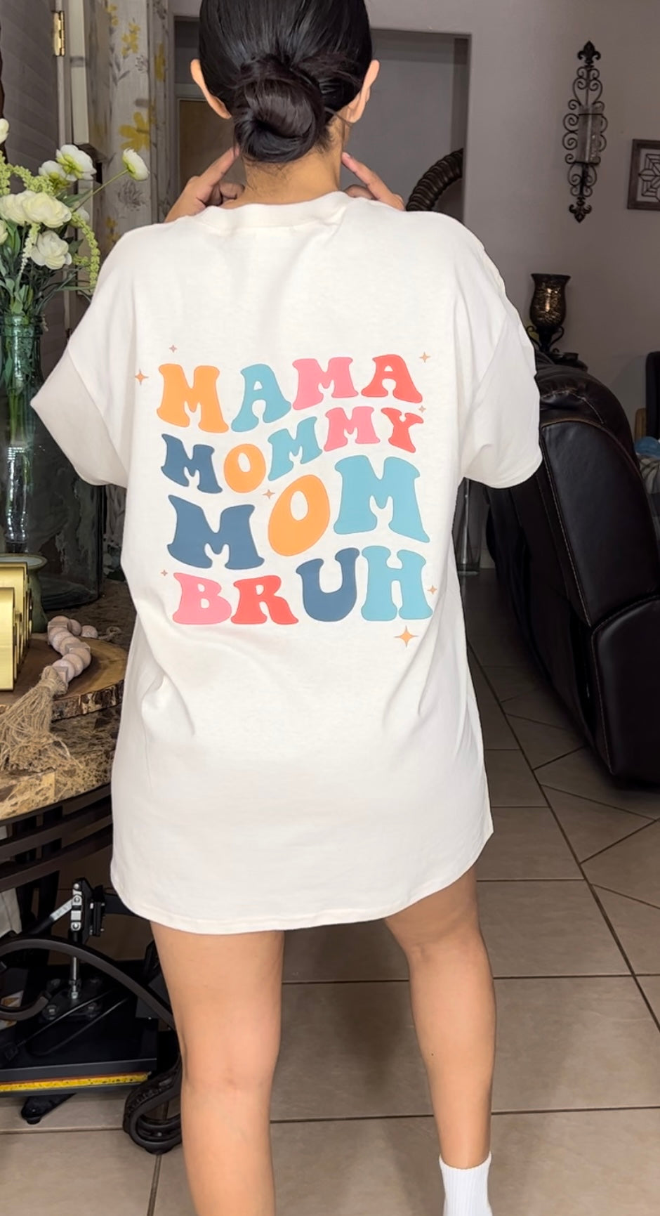 Mommy to Bruh Oversized Tee