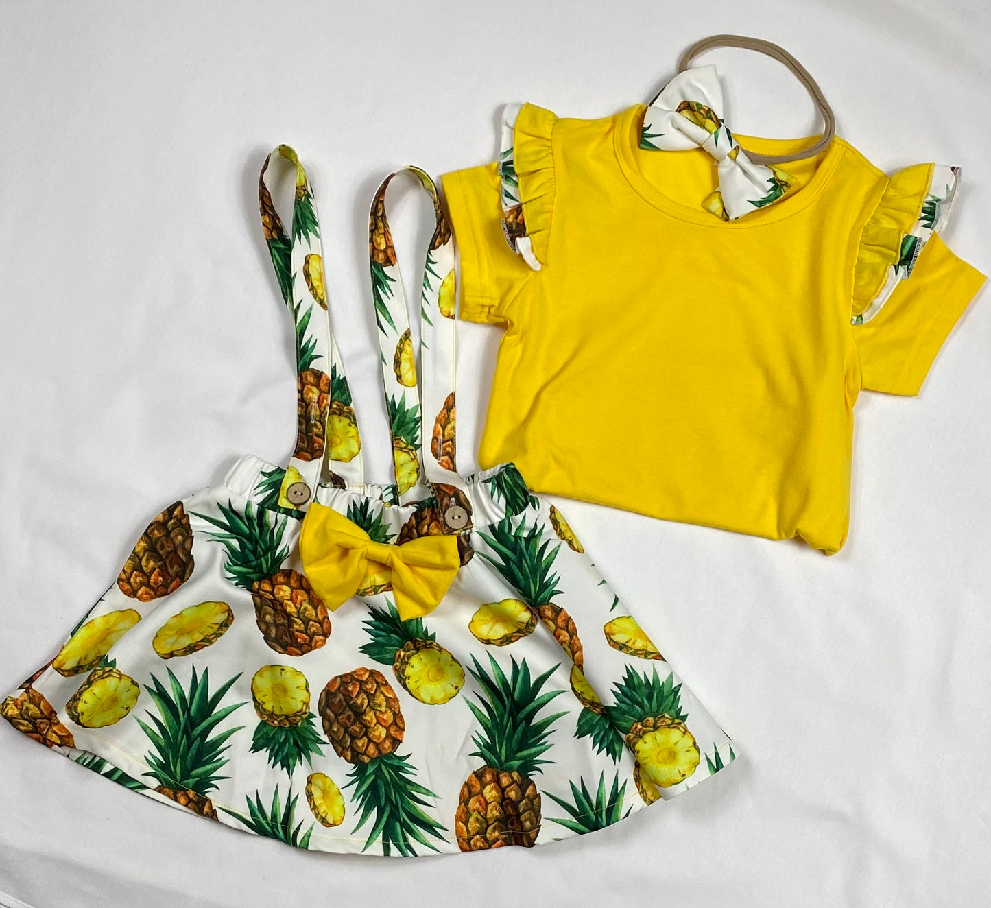 Pineapple Suspender Skirt